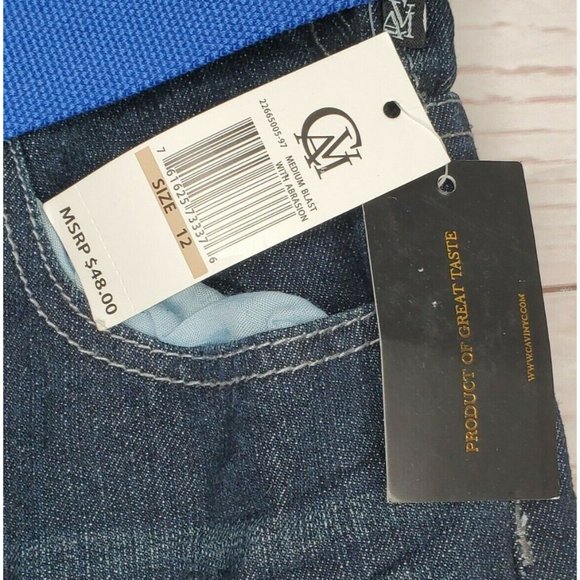 Cavi Product Of Great Taste 28/12 Blue Patched Designer Cotton Jeans - Picture 5 of 12